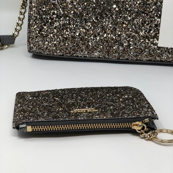 Kate Spade laurel way  Reiley glitter bag+wallet - Picture 5 of 8